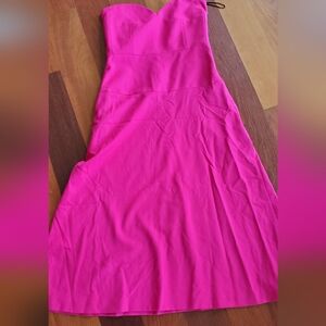Zara size M pink strapless dress